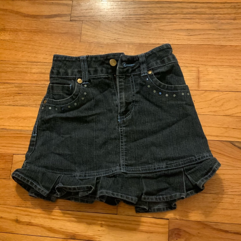 2 be real jean skirt